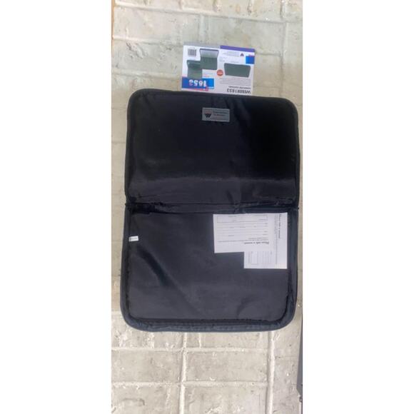 Weber Laptop Computer Case Cover Clutch Padded Black  15.5 X 10.5"X 1.25" NEW - Picture 7 of 7